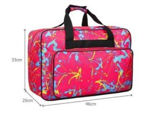 ¿Cuál es el tamaño ideal de la maleta para la máquina de coser Refrey 427?