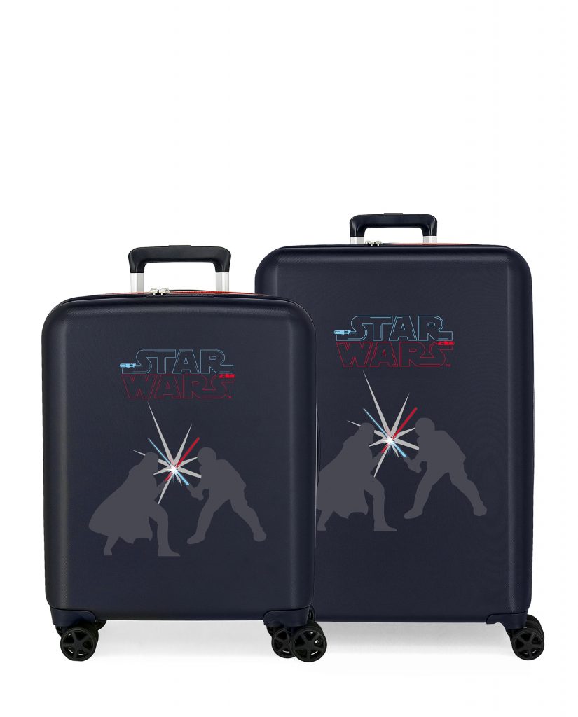¿Existen maletas de cabina Star Wars con opciones de iluminación o efectos especiales?