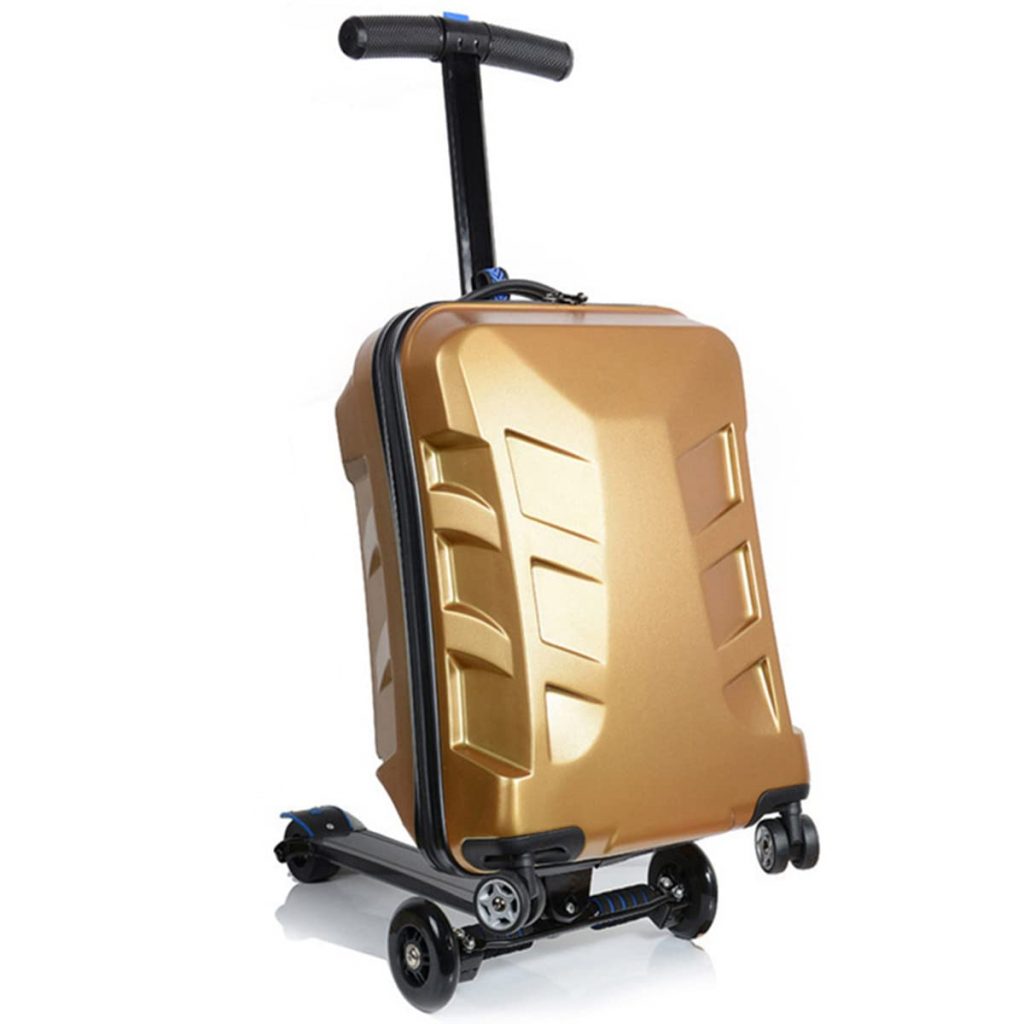 ¿El patinete de la maleta tiene ajustes de altura para adaptarse a diferentes usuarios?