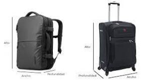 ¿Cuál es el tamaño ideal de una maleta con ruedas y mochila para cabina?