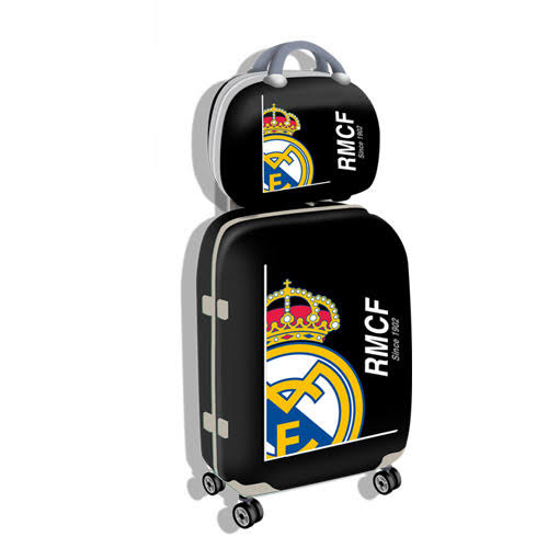 Viaja con el espíritu del Real Madrid: descubre la emoción de llevar contigo la maleta de viaje de tu equipo favorito.