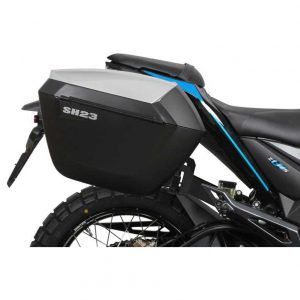 ¿Cómo se pueden asegurar las maletas Zontes U1 125 en una motocicleta?